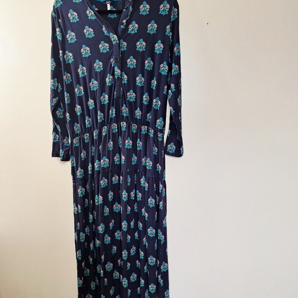 Joules floral maxi dress size 14